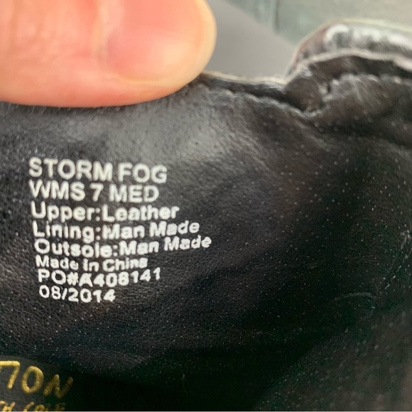 Kenneth Cole Reaction Leather Storm Wedge Ankle Boot- Sz 7 - Picture 12 of 13